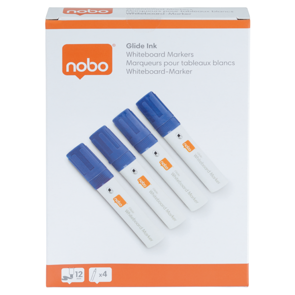 WB Marker Glide Jumbo skrå 10mm blå (4)