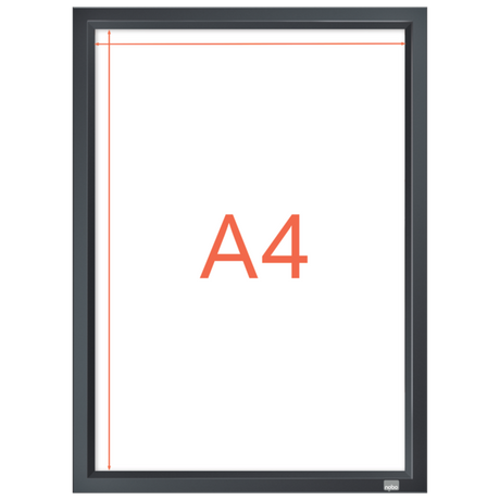 Skifteramme Impression Pro grafit A4