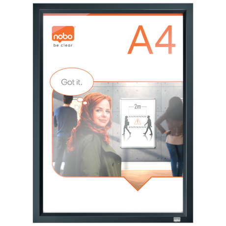 Skifteramme Impression Pro grafit A4