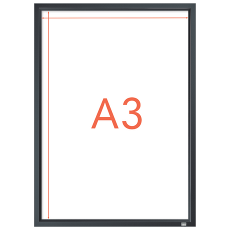 Skifteramme Impression Pro grafit A3