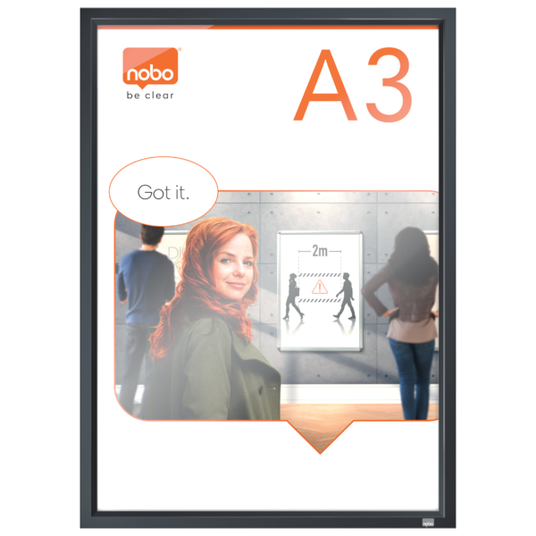 Skifteramme Impression Pro grafit A3