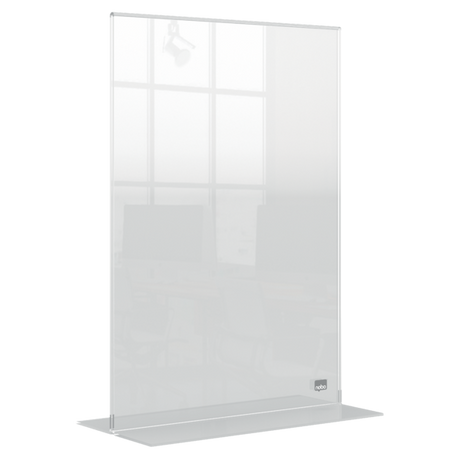 Skilteholder Premium Plus akryl T-fod A4