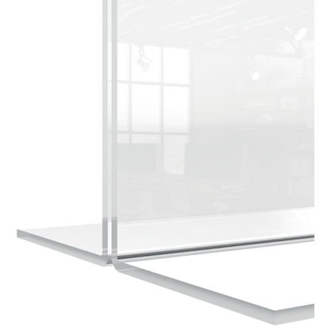 Skilteholder Premium Plus akryl T-fod A4