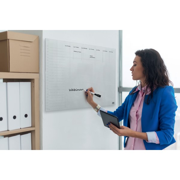 Akryl planlægnings tavle Home A3