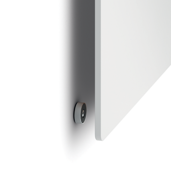 WB tavle magnetisk rammeløs stål 45x45cm