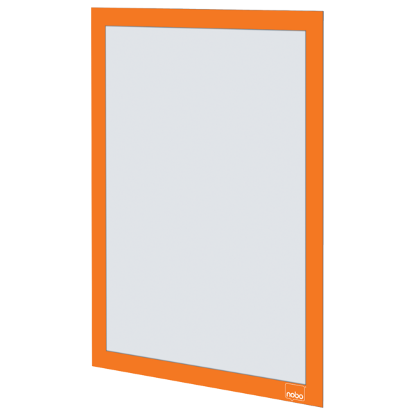 Inforamme magnetisk/selvklæb A4 orange (2)