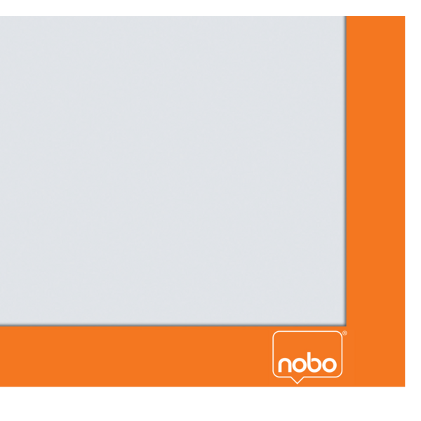 Inforamme magnetisk/selvklæb A3 orange (2)