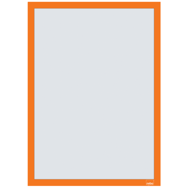 Inforamme magnetisk/selvklæb A3 orange (2)