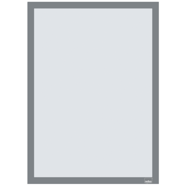 Inforamme magnetisk/selvklæb A3 sølv (2)