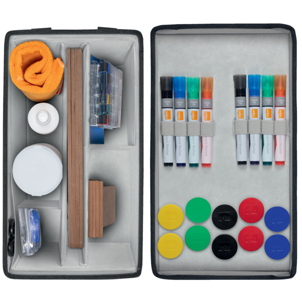 WB tilbehørssæt komplet i taske grå