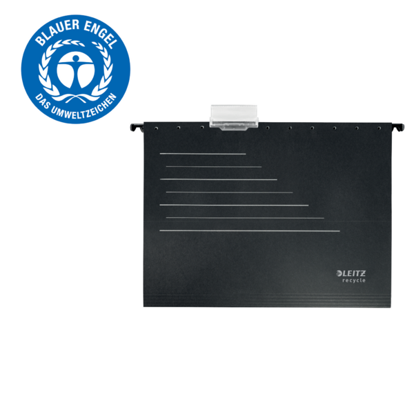 Hængemappe recycle A4 sort