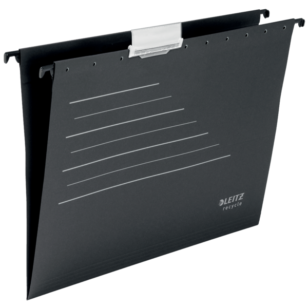 Hængemappe recycle A4 sort