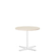 Bord Amy Ø650 mm H582 mm, Birk laminat Hvidt understel