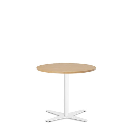 Bord Amy Ø650 mm H582 mm, Bøg laminat Hvidt understel