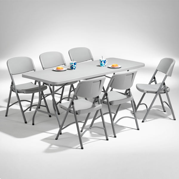 Klapstol Norman grå