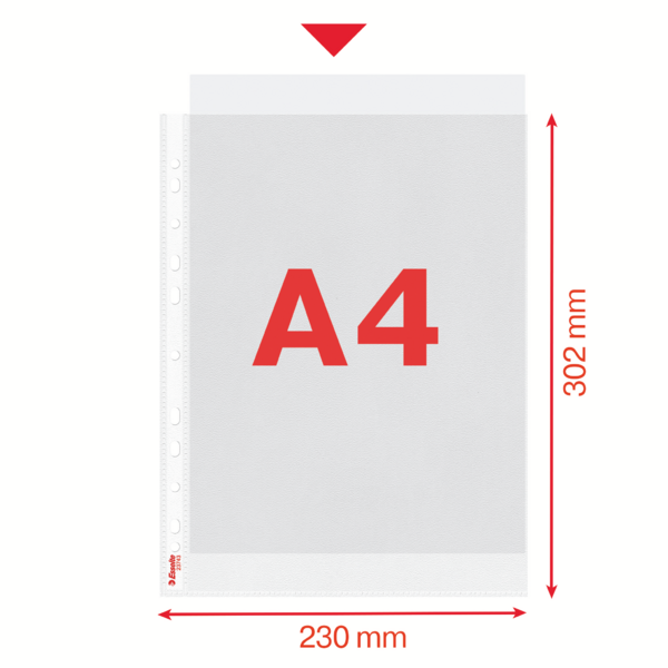 Lomme 105my PP præget A4 TÅ (100)