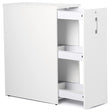 Towerskab DNA, 400x800x1050 mm Hvid, tosidig