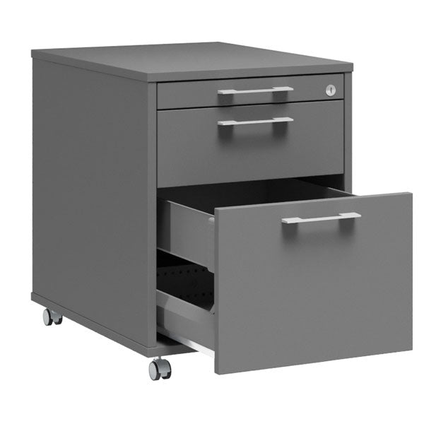 Skuffesektion DNA 3 skuffer, Antracit