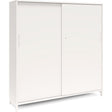 Kontorskab DNA, 1600x1660 mm, Hvid/Hvid, skydedør 4A4