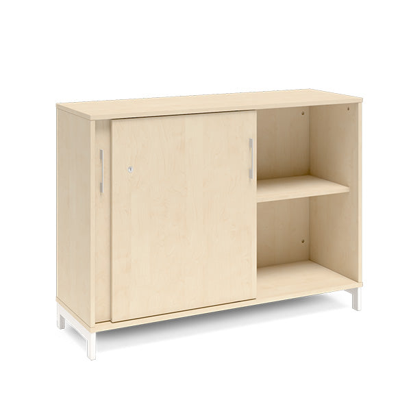 Kontorskab DNA, 1200x890 mm, Birk/Hvid 2A4