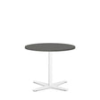 Bord Amy Ø650 H582 mm, Antracit laminat Hvidt understel