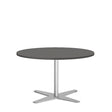 Bord Amy Ø900 H582 mm, Antracit laminat Alugråt understel