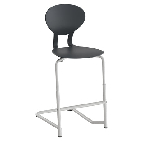 Stol Rocka 3074M Sort/Alugrå RAL9006