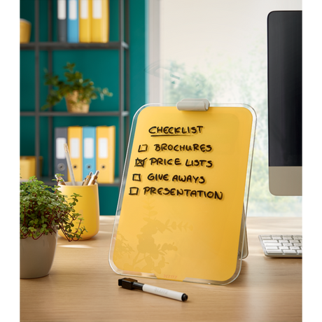 Clipboard glas Cosy gul