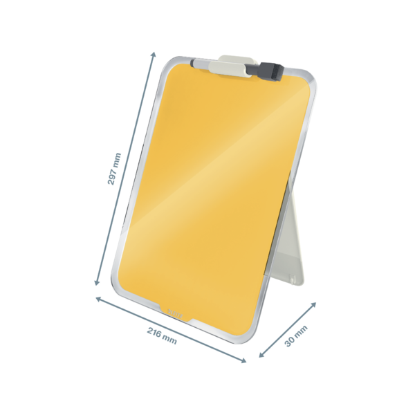 Clipboard glas Cosy gul