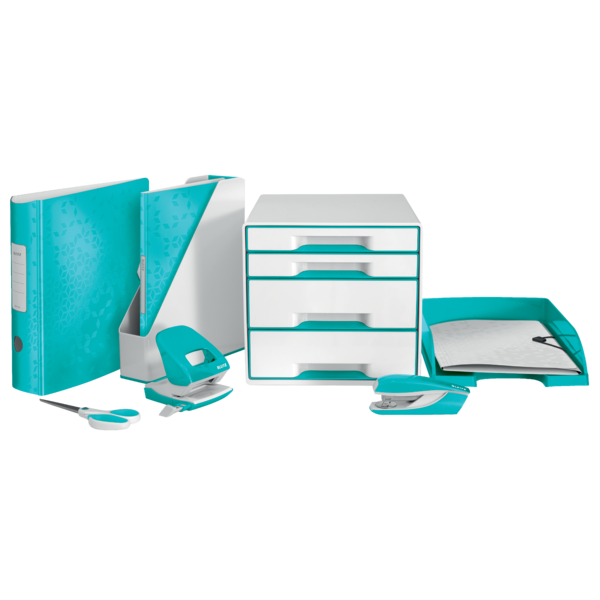 3-klap elastikmappe WOW A4 perlehvid