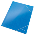 3-klap elastikmappe WOW A4 blå