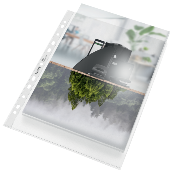 Lomme recycle 100my PP præg A4 maxi TÅ (25)