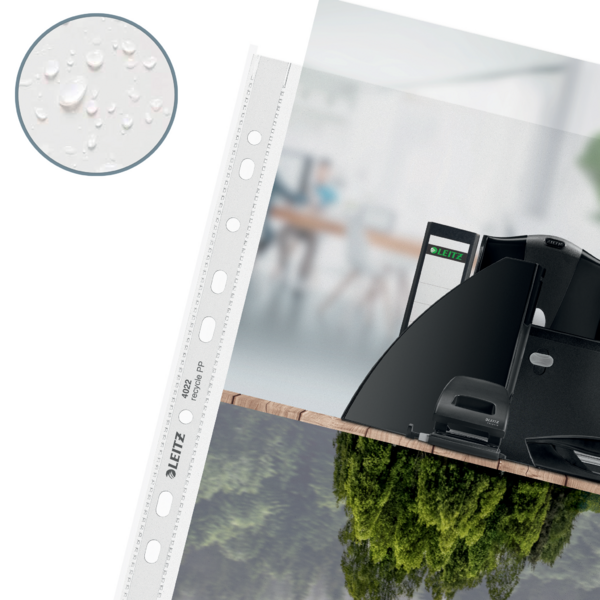 Lomme recycle AtHand 70my PP præg A4 TÅ (40)