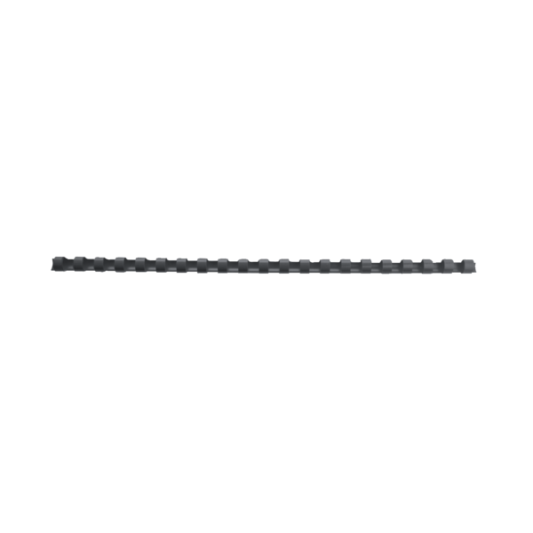 Spiralringe plastik 6mm A4 21R sort (100)