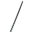 Spiralringe plastik 8mm A4 21R sort (100)
