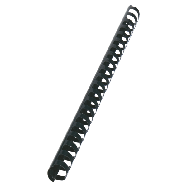 Spiralringe plastik 32mm sort (50)