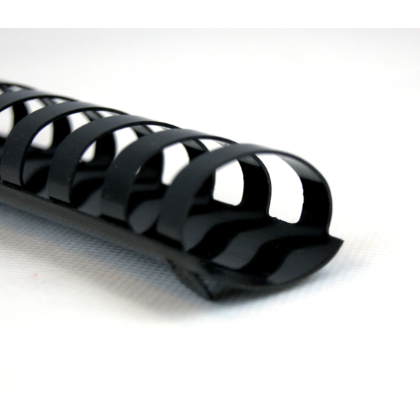 Spiralringe plastik 32mm sort (50)