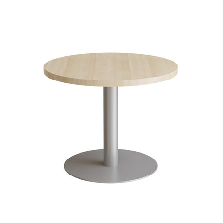 Bord Marie, Ø1000 mm, højde 720 mm, Massiv birk og alugråt understel
