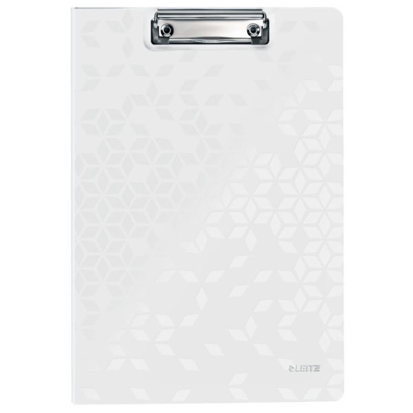 Clipboard WOW med forside A4 hvid