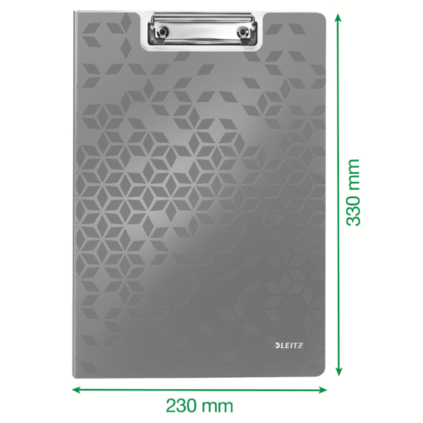 Clipboard WOW med forside A4 hvid