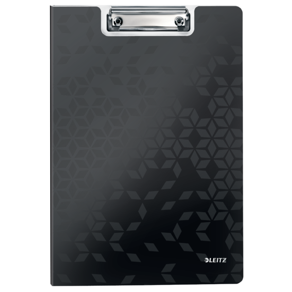 Clipboard WOW med forside A4 sort