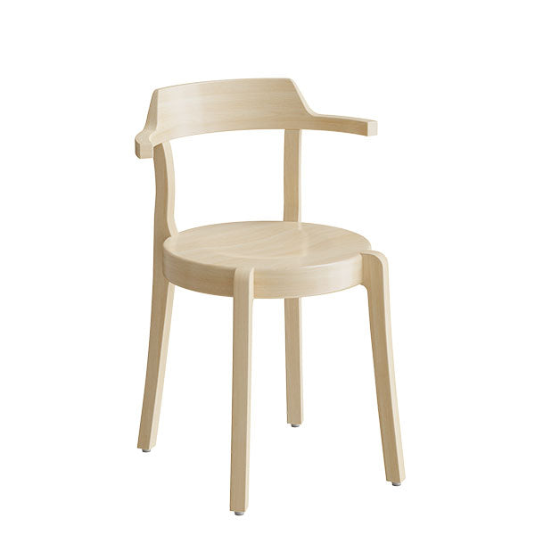 Stol Ruth, klarlakeret massiv birk