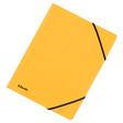 Elastikmappe uden klapper A4 gul