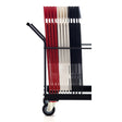 Mini stolevogn med plads til 45 Mini stole, sort