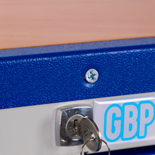 ærkstedsvogn SMV 10 skuffer, RAL9002/5005 | Værkstedsvogn SMV 10 skuffer, RAL9002/5005  | Officely