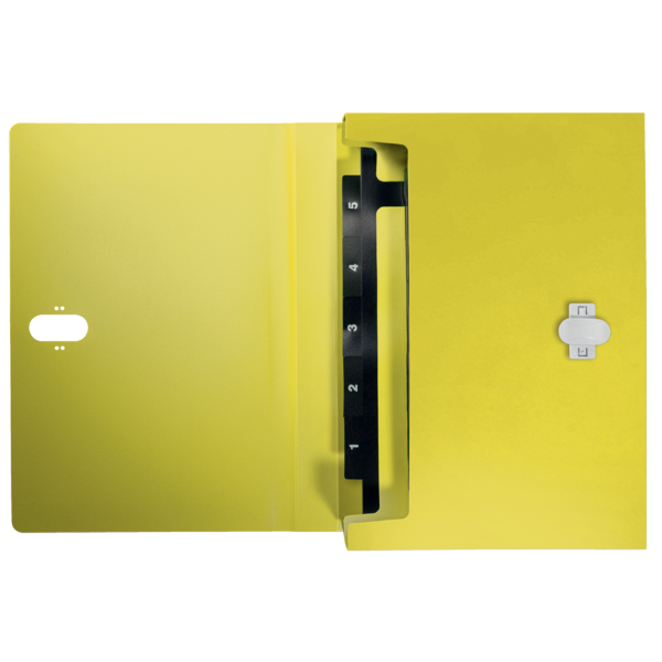 Projektmappe recycle PP A4 gul