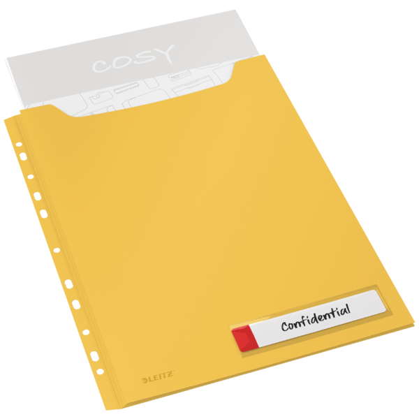 Kataloglomme Cosy PP A4 gul (3)
