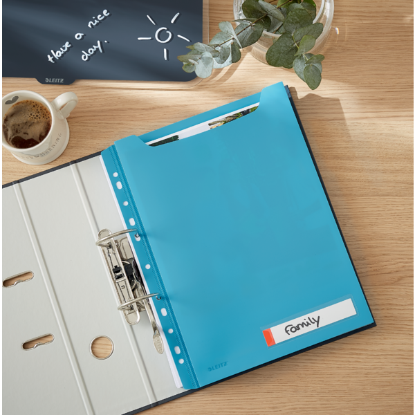 Kataloglomme Cosy PP A4 blå (3)