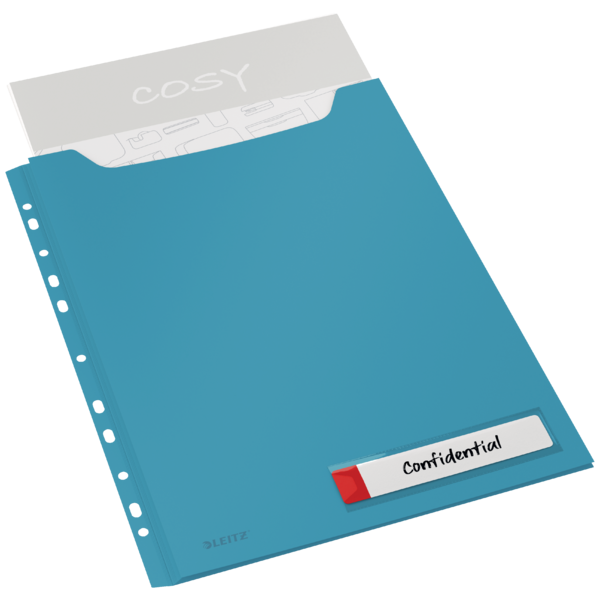 Kataloglomme Cosy PP A4 blå (3)