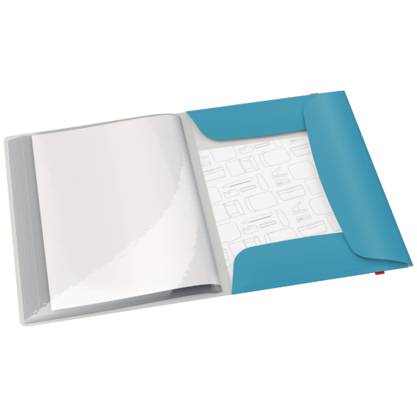 Displaybog Cosy PP 20 lommer blå